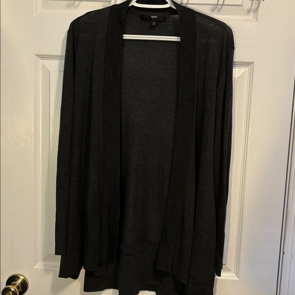 Mossimo Charcoal Gray Lightweight Cardigan. Size Medium.